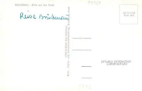AK / Ansichtskarte Brueckenau_Bad Stadtblick Brueckenau_Bad