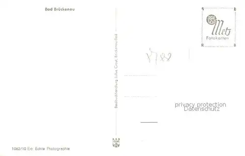 AK / Ansichtskarte Bad_Brueckenau Panorama Bad_Brueckenau