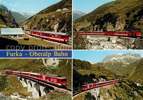 AK / Ansichtskarte  Bergbahn Furka Oberalp Bahn Schweiz Bergbahn