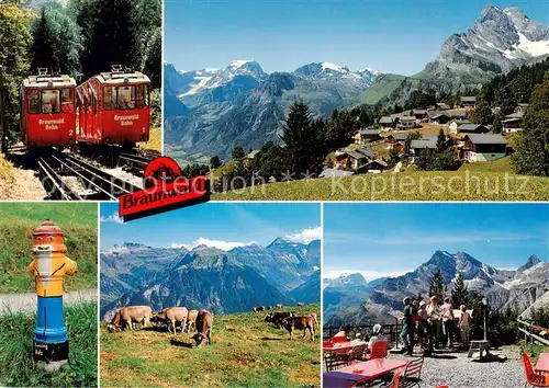 AK / Ansichtskarte  Zahnradbahn Braunwald  