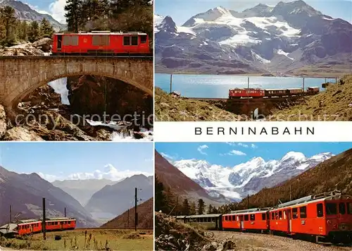 AK / Ansichtskarte  Bergbahn Berninabahn  Bergbahn