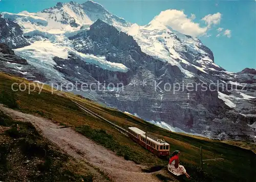 AK / Ansichtskarte 73841975 Bergbahn Kleine Scheidegg Eigergletscher Jungfraubahn  Bergbahn