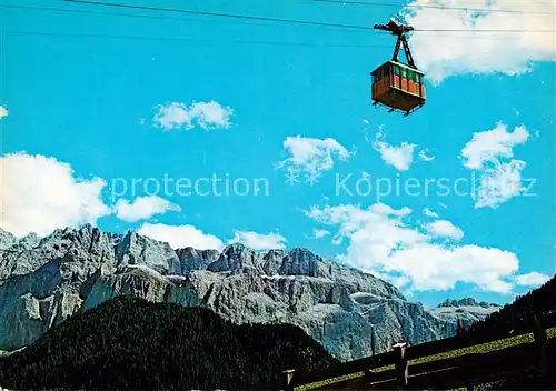 AK / Ansichtskarte  Seilbahn_Cable-Car_Telepherique Ciampinoi die Sellagruppe 