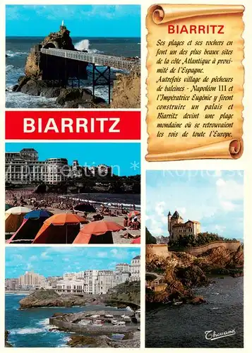 AK / Ansichtskarte 73842000 Chronik-AK Biarritz  