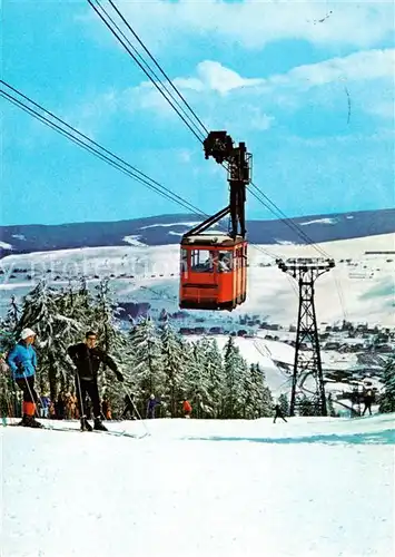 AK / Ansichtskarte  Seilbahn_Cable-Car_Telepherique Oberwiesenthal Fichtelberg  