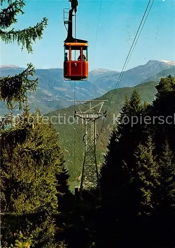 AK / Ansichtskarte  Seilbahn_Cable-Car_Telepherique Bolzao Funivia Colle Schwebebahn Kohlern Bozen 