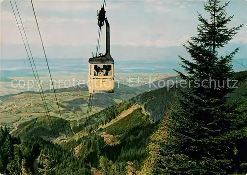 AK / Ansichtskarte  Seilbahn_Cable-Car_Telepherique Schauinsland Schwarzwald Freiburg i. Br. 