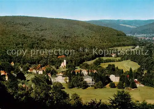 AK / Ansichtskarte  Bad_Brueckenau Panorama Naturpark Bayerische Rhoen Bad_Brueckenau