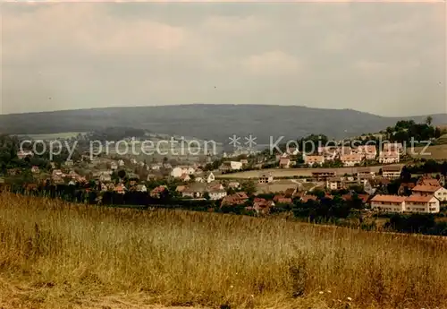 AK / Ansichtskarte  Bad_Brueckenau Panorama Blick von der Hammelburgerstrasse Kurort im Naturpark Bayerische Rhoen Bad_Brueckenau