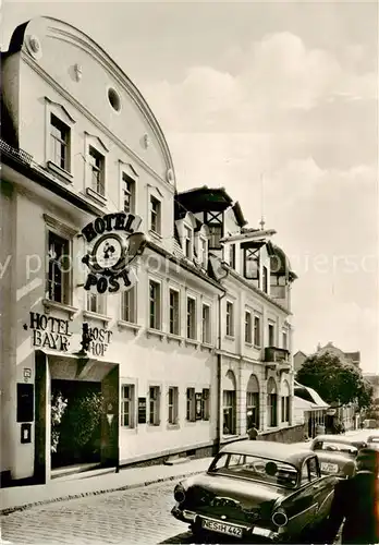 AK / Ansichtskarte 73842044 Bad_Brueckenau Hotel Post Bayerischer Hof Kurort im Naturpark Bayerische Rhoen Bad_Brueckenau