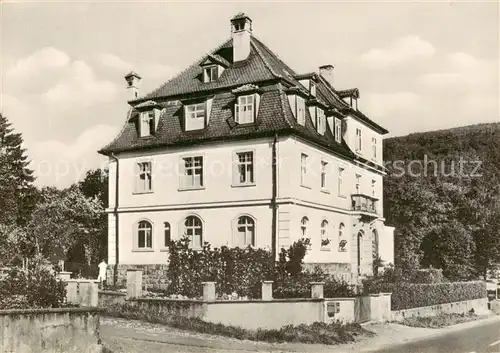 AK / Ansichtskarte  Bad_Brueckenau Kurpension Villa Franziska Kurort im Naturpark Bayerische Rhoen Bad_Brueckenau