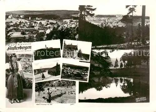 AK / Ansichtskarte  Bad_Finsterbergen Panorama Luftkurort im Thueringer Wald Trachten Landschaft Bad_Finsterbergen