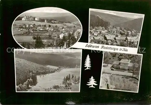 AK / Ansichtskarte  Bad_Finsterbergen Panorama Kurort im Thueringer Wald HO-Gaststaette Steigermuehle Haintal Bad_Finsterbergen