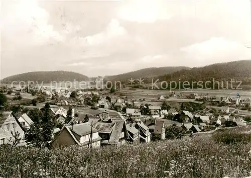 AK / Ansichtskarte 73842075 Bermbach_Schmalkalden Panorama Blick zum Knuellfeld Bermbach Schmalkalden