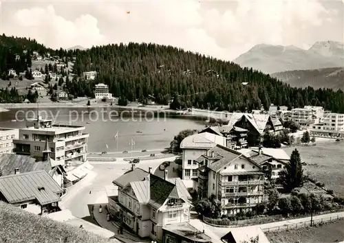 AK / Ansichtskarte  Arosa_GR Am Obersee Arosa_GR