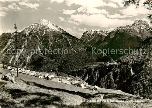 AK / Ansichtskarte  Manas_GR mit Piz Schalamberi 