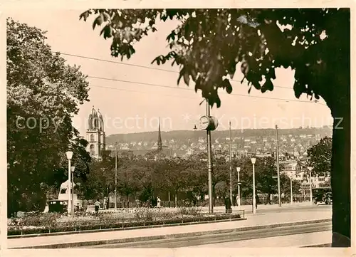 AK / Ansichtskarte  Zuerich_ZH Buerkliplatz Zuerich_ZH