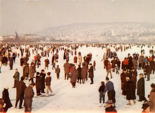 AK / Ansichtskarte  Zuerich_ZH Seegfroerni Zuerich_ZH