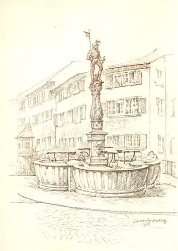 AK / Ansichtskarte  Zuerich_ZH Stuessibrunnen Zuerich_ZH