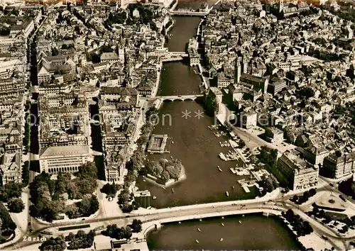 AK / Ansichtskarte  Zuerich_ZH Fliegeraufnahme Zuerich_ZH