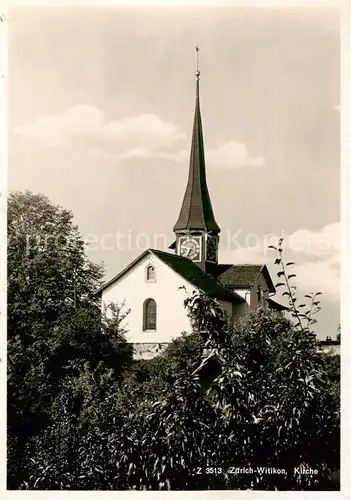AK / Ansichtskarte  Witikon_Zuerich Kirche 