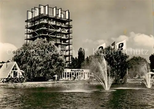 AK / Ansichtskarte  SAFFA_Ausstellung_Zuerich_ZH SAFFA Wohnturm und Restaurant Angelfluh 