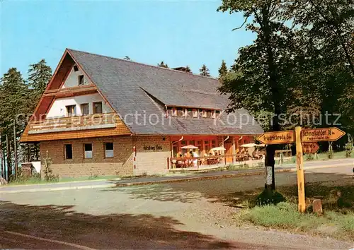 AK / Ansichtskarte  Friedrichroda Heuberghaus am Rennsteig Friedrichroda