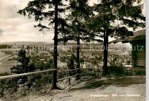 AK / Ansichtskarte  Finsterbergen_Bad Blick vom Hainfelsen Finsterbergen_Bad