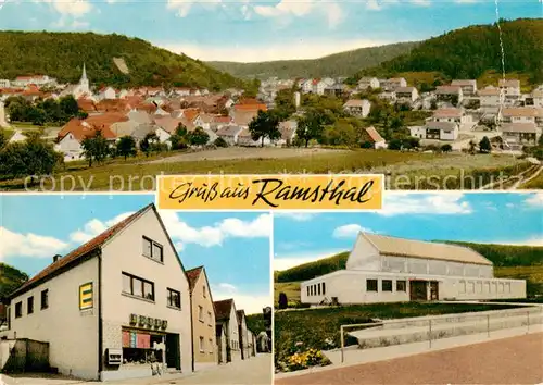 AK / Ansichtskarte  Ramsthal Panorama Gemischtwaren Staeblein Ramsthal