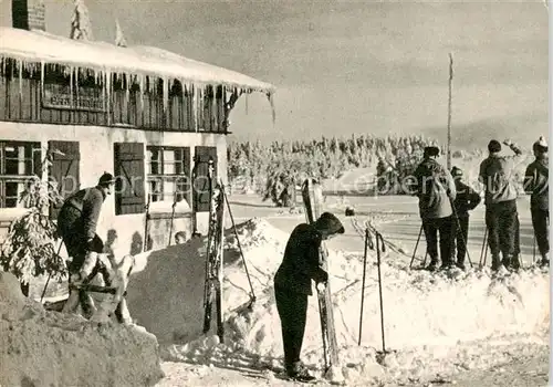 AK / Ansichtskarte  Frauenwald_Thueringen An der Waldschenke Dreiherrnstein Frauenwald Thueringen