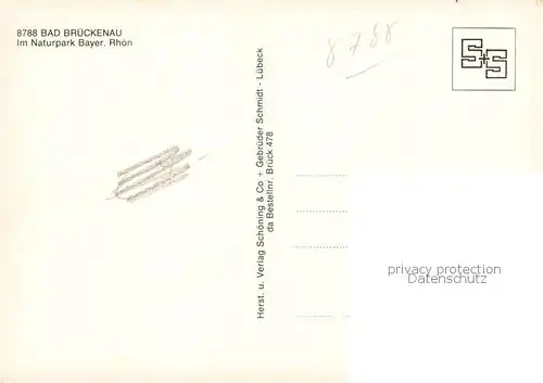 AK / Ansichtskarte  Bad_Brueckenau Panorama Bad_Brueckenau