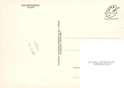 AK / Ansichtskarte  Bad_Brueckenau Kurstift Bad_Brueckenau
