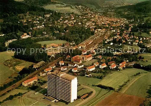 AK / Ansichtskarte 73842235 Bad_Brueckenau Fliegeraufnahme mit Kurstift Bad_Brueckenau