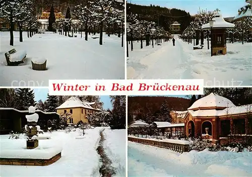 AK / Ansichtskarte 73842271 Bad_Brueckenau Winteridylle Teilansichten Bad_Brueckenau