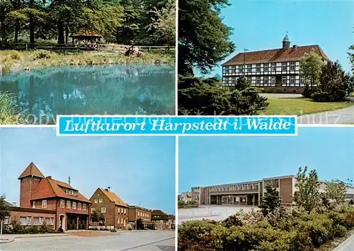 AK / Ansichtskarte  Harpstedt Teich Teilansichten Harpstedt