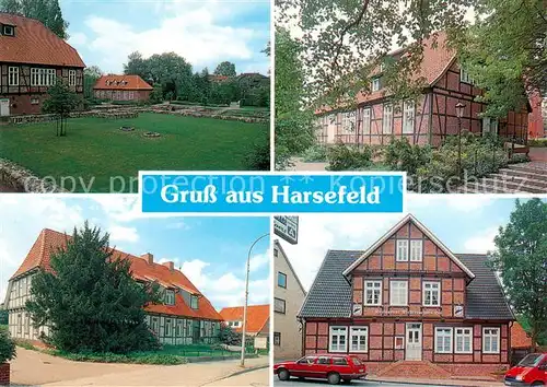 AK / Ansichtskarte  Harsefeld Park Fachwerkhaeuser Harsefeld