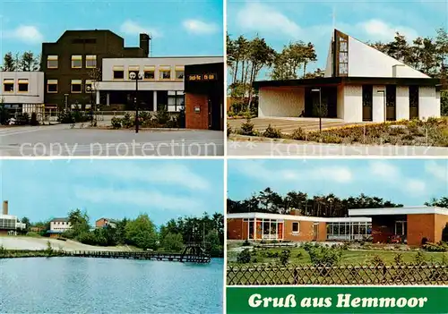 AK / Ansichtskarte 73842325 Hemmoor Teilansichten Freibad Schule Hemmoor