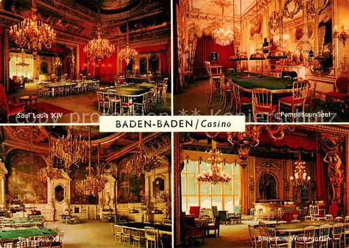 AK / Ansichtskarte Casino_Spielbank Baden Baden Casino V  