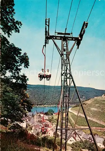 AK / Ansichtskarte Sessellift_Chairlift_Telesiege Assmannshausen am Rhein  