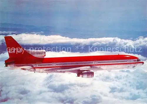 AK / Ansichtskarte Flugzeuge_Zivil LTU TriStar L 1011 1  