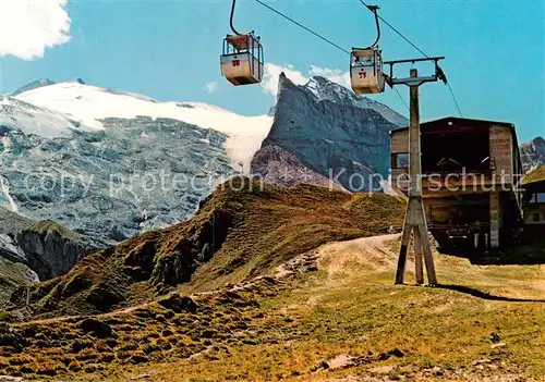 AK / Ansichtskarte Seilbahn_Cable Car_Telepherique Hintertuxer Gletscherbahn Zillertal Tirol Olperer 