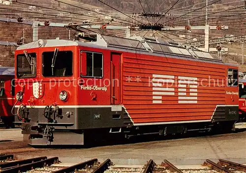 AK / Ansichtskarte Eisenbahn Furka Oberalp Bahn Eisenbahn