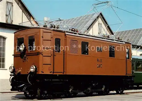 AK / Ansichtskarte Eisenbahn Rhaetische Bahn RhB Lokomotive Ge 2 4 207 Eisenbahn