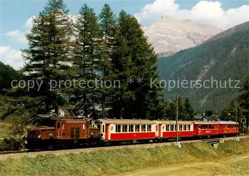 AK / Ansichtskarte Eisenbahn Rhaetische Bahn RhB  Elekt. Lokomotive Ge 6 6 I 405 Eisenbahn