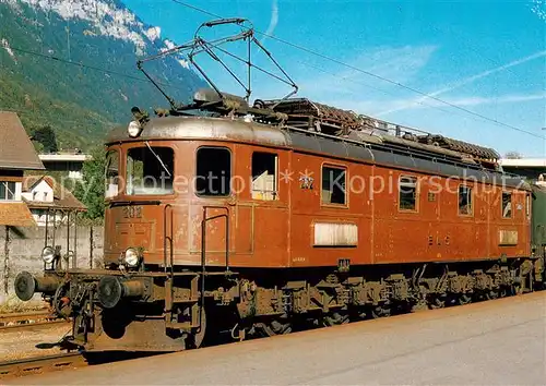 AK / Ansichtskarte Eisenbahn Berner Alpenbahn BLS Lokomotive Ae 202 Eisenbahn