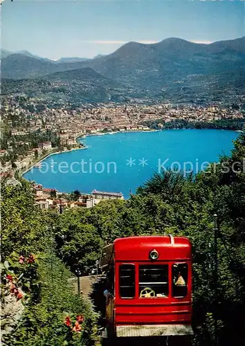 AK / Ansichtskarte Bergbahn Lugano San Salvatore Bergbahn