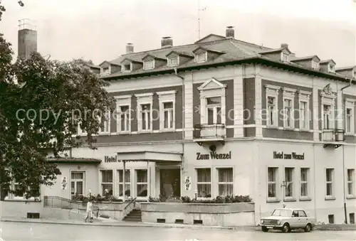 AK / Ansichtskarte Altenburg__Thueringen Hotel zum Wenzel 