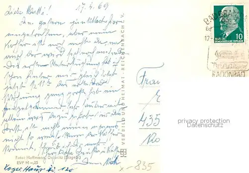 AK / Ansichtskarte Bad_Brambach Vogtlandhaus Julius Fucik Haus Joliot Curie Haus Bad_Brambach