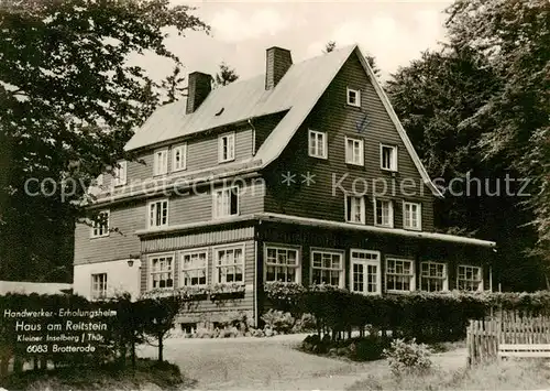 AK / Ansichtskarte Brotterode Handwerker Erholungsheim Haus am Reitstein Brotterode