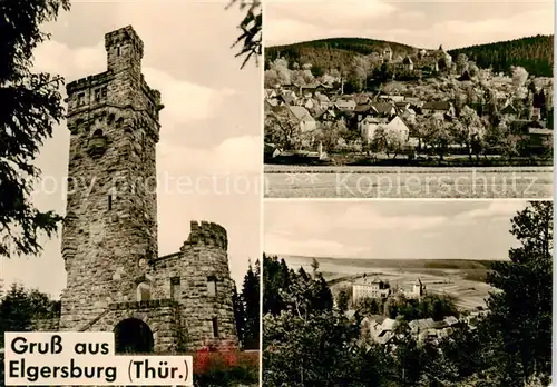 AK / Ansichtskarte Elgersburg Aussichtsturm Panorama Elgersburg